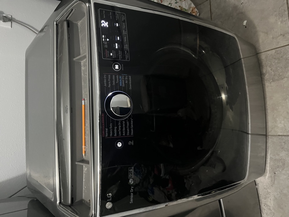 LG top-load dryer, Tampa repair