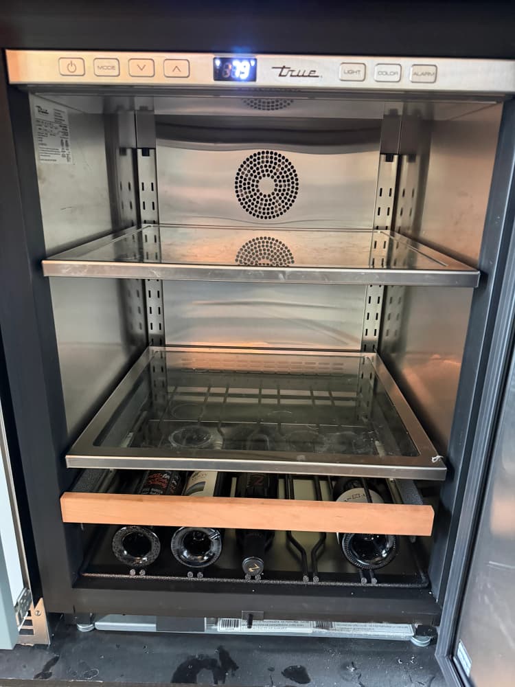 True undercounter wine and beverage unit during repair in Tampa